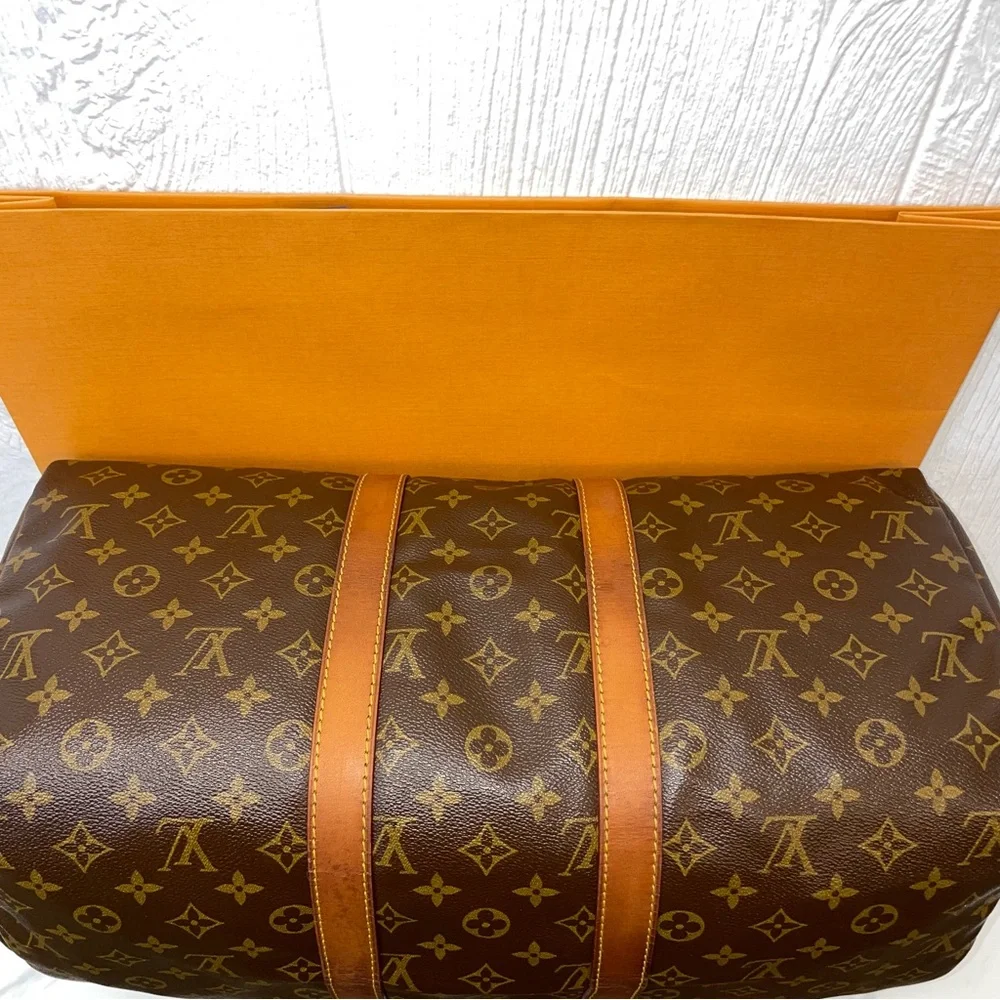 Louis Vuitton Keepall! LV Monogram Keepall 45 Vintage Bag!